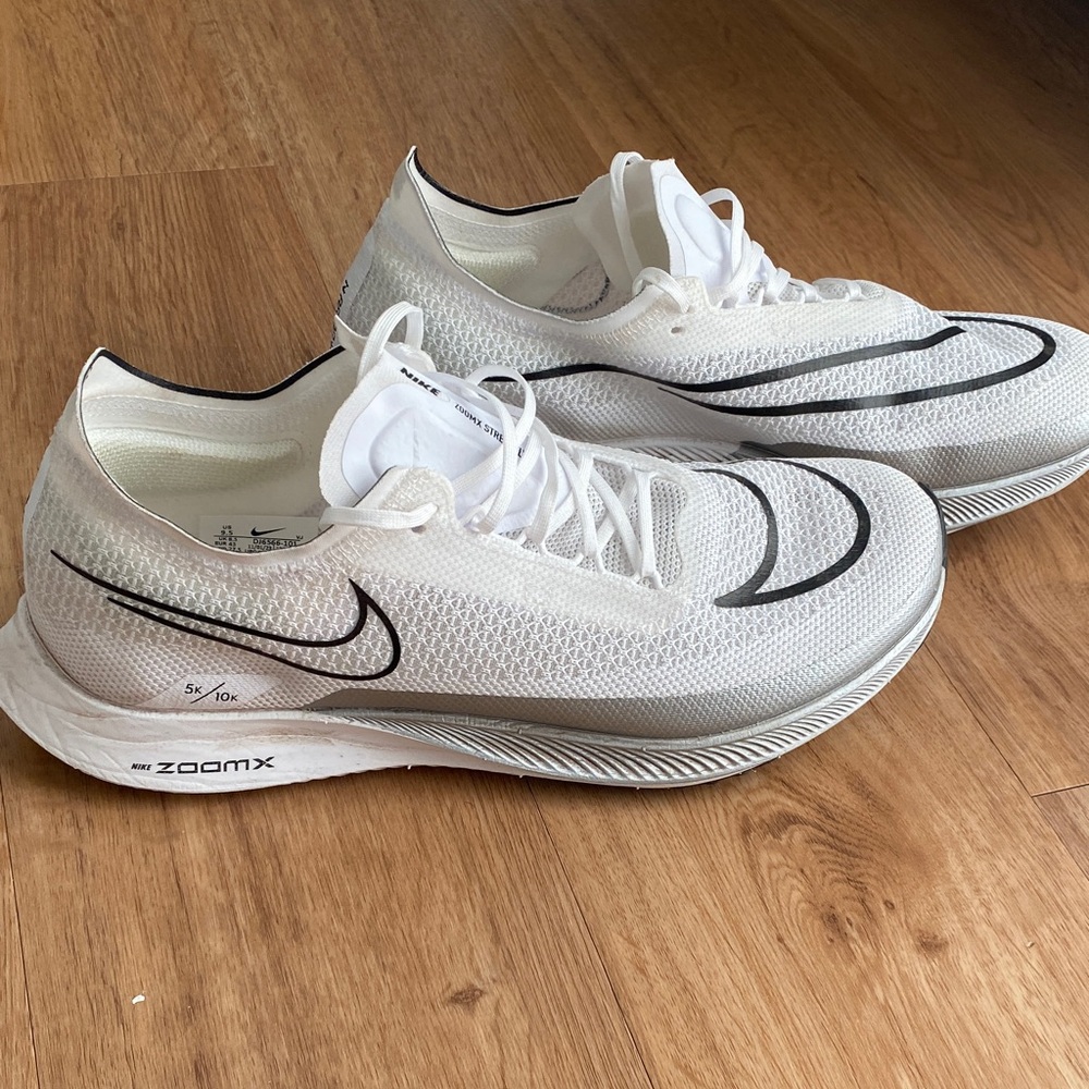 Nike ZoomX White Running Shoes